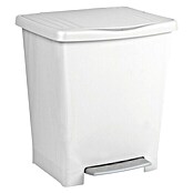 Tatay Cubo con pedal Millenium (23 l, Blanco, Plástico)