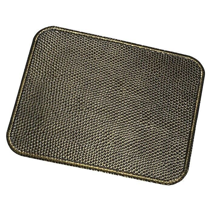 Ofenblech (50 x 80 cm, Schwarz/Gold)