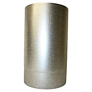 Ofenrohr (Ø x L: 90 x 250 mm, Feueraluminiert, Silber)