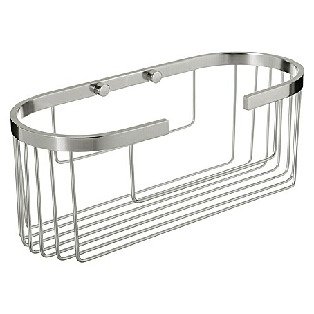 Tatay Aluminium Cesta de baño oval (12 x 30 x 11,5 cm, Plateado)