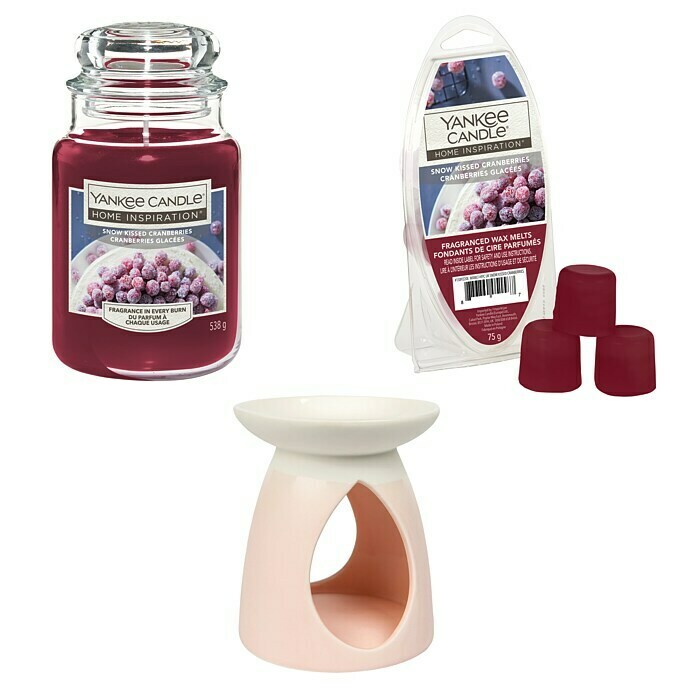 Yankee Candle Home Inspirations Duftlampe Pastel HueHöhe: 12 cm, Rosa/Weiß Unknown