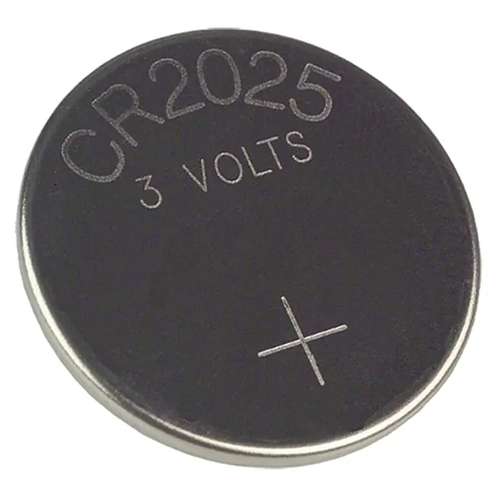 BAUHAUS Knopfzelle CR2025 - CR2025, 3 V, Anzahl: 4 Stk. - Eine CR2025 3-Volt Lithium-Knopfzelle mit Pluspol-Symbol. Die Batterie ist für kleine elektronische Geräte konzipiert.