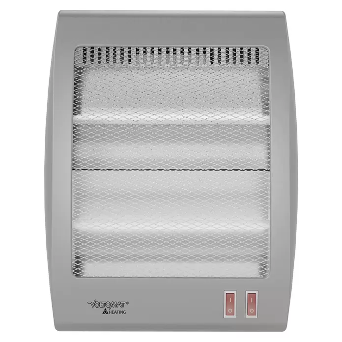 Voltomat HEATING Quarzheizstrahler - 30 x 14 x 33,5 cm, 800 W, Grau