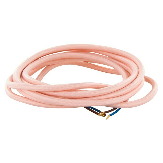 Chacon Cable textil decoratvo (Largo: 3 m, Rosa) | BAUHAUS