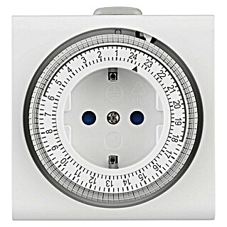 REV Tages-Zeitschaltuhr Kompakt (Mechanisch, 3 680 W, Schaltzeiten: 96 pro Tag, Min. Schaltabstand: 15 min)