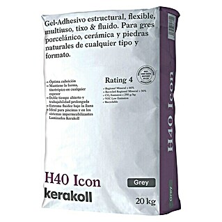 Kerakoll Cemento cola H40 Icon (20 kg, Gris)