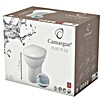 Camargue Spülrandloses Stand-WC Plus 75 2.0 (Mit WC-Sitz, 7,5 cm erhöht, Tiefspüler, Waagerecht, Weiß)