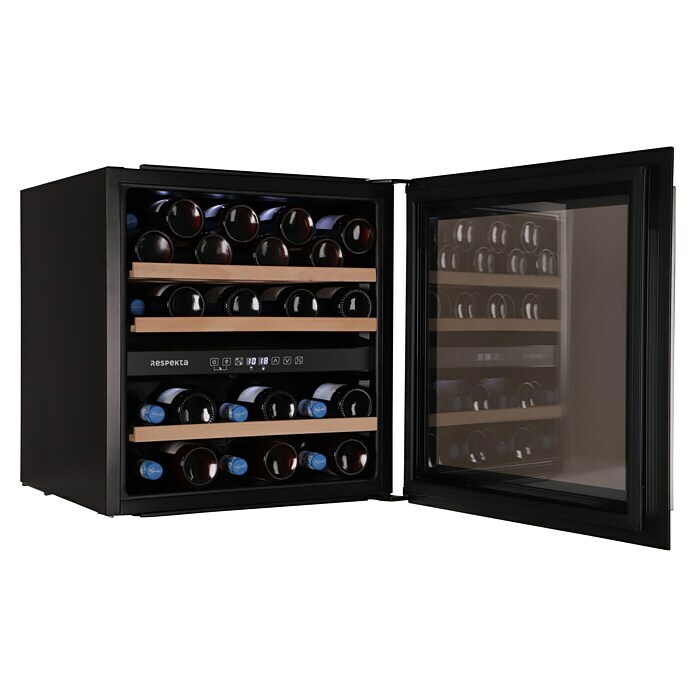 Respekta Weinkühlschrank Paolo (Einbaugerät, L x B x H: 56,3 x 59 x 59,5 cm, Schwarz) | BAUHAUS