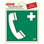 Pickup Sticker (15 x 15 cm, Notruftelefon)