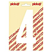 Pickup Aufkleber (Motiv: 4, Weiß, Höhe: 150 mm)