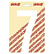 Pickup Sticker (Motief: 7, Wit, Hoogte: 150 mm)