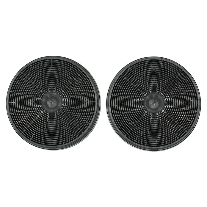 Respekta Kohlefiltermatte MIZ 0023 N - Kunststoff, 2 Stk. - Zwei runde Dunstabzugshaubenfilter aus Aktivkohle. Ideal zur Geruchsabsorption in der Küche und sorgen für saubere Luft beim Kochen.