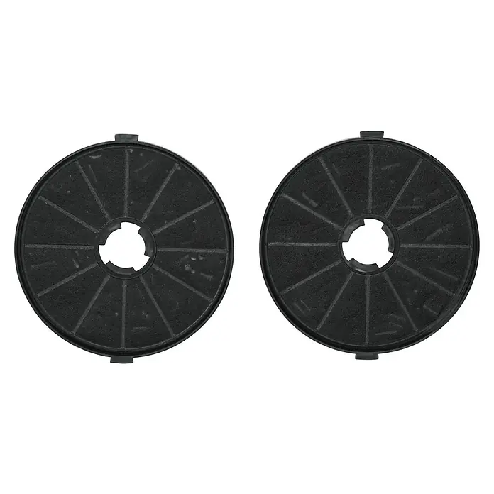 Respekta Aktivkohlefilter MIZ6000 - Kunststoff, Gesamtstückzahl: 2 Stk., Passend für: Respekta Dunstabzugshauben CH 21060 SBZ, CH 21060 WBZ, CH 22010 SBZ, CH 22010 WBZ, CH 22010/90 WBZ & CH 22010/90 SBZ - Zwei runde Aktivkohlefilter, perfekt für Dunstabzugshauben, sorgen für saubere Luft in der Küche.