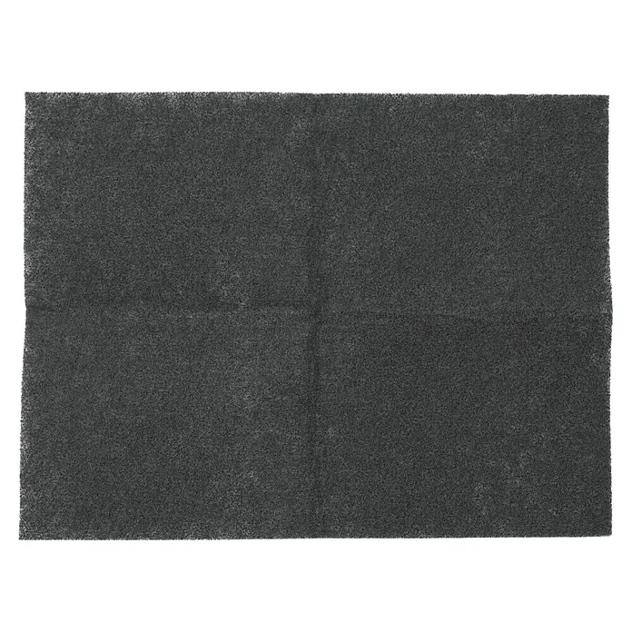 Respekta Kohlefiltermatte MI 150 KN - L x B: 40,7 x 27 cm, Kunststoff, 2 Stk., Passend für: Respekta Dunstabzugshauben DH 4679, DH 520, DH 540, DH 610, DH 620, DH 630, DH 640 - Ein genarbtes Blatt Papier, das eine subtile Textur und eine gefaltete Mittellinie aufweist, ideal für Hintergründe oder Overlay-Effekte.