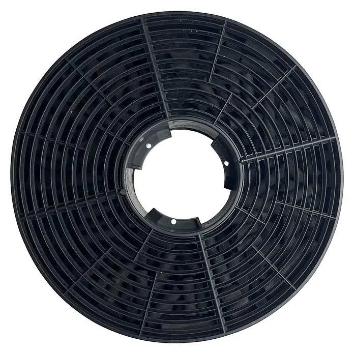 Respekta Aktivkohlefilter MIZ 0058 N - Kunststoff, 2 Stk., Passend für: Respekta Dunstabzugshauben CH 0150 IX, CH 0160 IX, CH 0190 IX, CH 22010 S/W, CH 22058 IX - Runder Aktivkohlefilter für Dunstabzugshauben, bietet effektive Geruchsabsorption und Luftreinigung in der Küche.