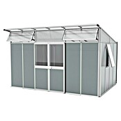 Vitavia Gerätehaus Kosmos 11500 (Außenmaß inkl. Dachüberstand (B x T): 392,8 x 295 cm, Aluminium, Alu/ Grau) | BAUHAUS