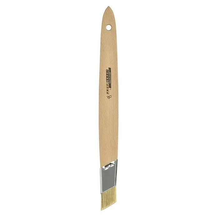 Profi Depot by Storch-Ciret Schrägstrichzieher - Breite Borsten: 25 mm, Mischborsten, Holz - Pinsel mit Holzgriff und Metalleinfassung. Ideal für präzise Anstriche und Detailarbeiten.