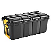 Aufbewahrungsbox (L x B x H: 79 x 39 x 35 cm, Kunststoff, Schwarz)