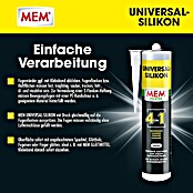 MEM Universal-Silikon 4in1 (Weiß, 300 ml) | BAUHAUS