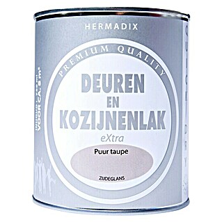 Hermadix Lak voor kozijnen en deuren (Zijdeglans, 750 ml, Puur taupe)