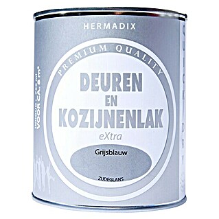 Hermadix Lak voor kozijnen en deuren (Zijdeglans, 750 ml, Grijsblauw)