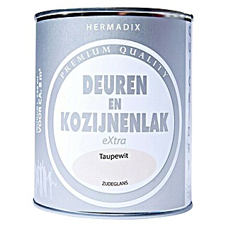 Hermadix Lak voor kozijnen en deuren (Zijdeglans, 750 ml, Taupewit)