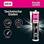 MEM Maleracryl (Weiß, 300 ml)