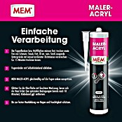 MEM Maleracryl (Weiß, 300 ml)