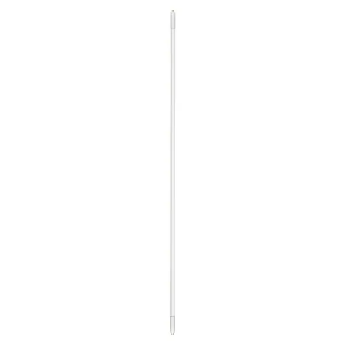 Osram LED-Röhre LED TUBE T5 HF - Länge: 56,3 cm, Kaltweiß, 7 W, 1.000 lm, G5 - Diese Nahaufnahme zeigt ein schlankes, silberfarbenes Badregal mit mehreren Ablagen, das Funktionalität und modernen Stil vereint.