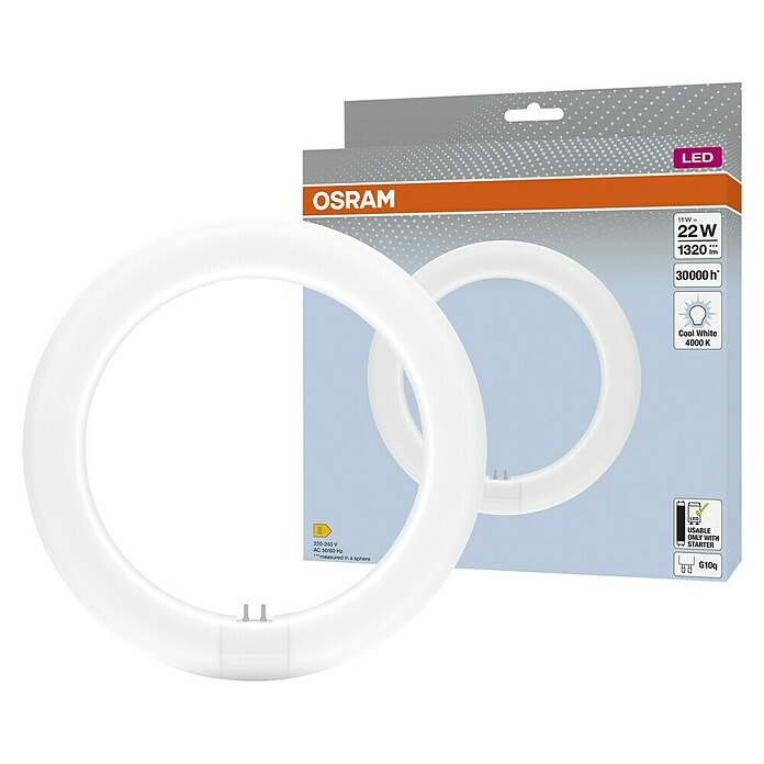 Osram Tubo LED LED (Largo: 40 Cm, Blanco Frío, 24 W, 2.900 Lm, G10q