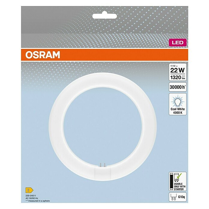 Aigostar - LED dimbare ringverlichting LED/11W/5V 2800-5700K 102 cm AB