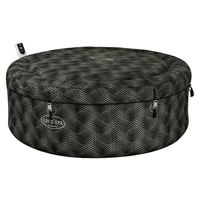 Bestway Lay-Z-Spa Mobil-Whirlpool Barbuda AirJetØ x H: 180 x 66 cm, Grau, 669 l