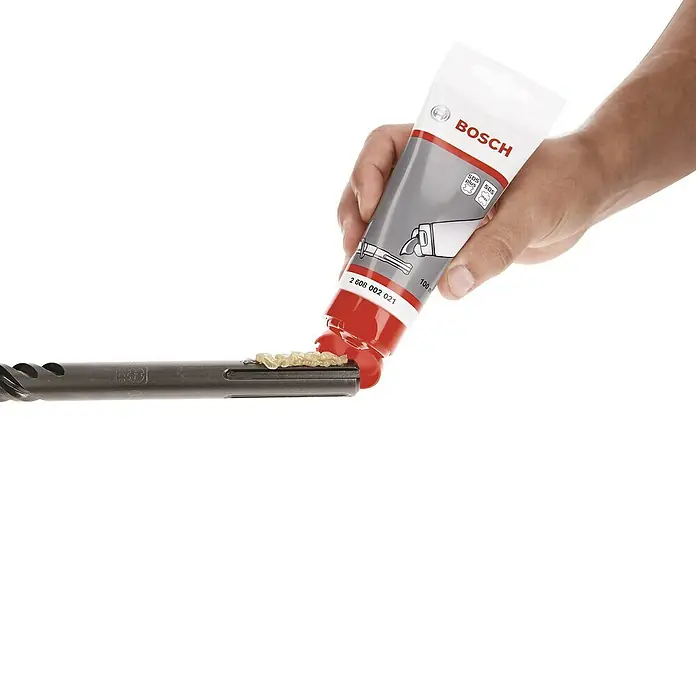 Bosch Grasa para broca - 100 mg - Grasa Bosch para taladros que se aplica a una broca, asegurando un mejor rendimiento y durabilidad de la herramienta.