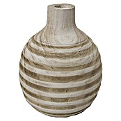 Vase Viana (Ø x H: 18 x 21 cm, Holz, Natur) | BAUHAUS