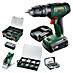 Bosch Power for All 18V Taladro atornillador percutor de batería UniversalImpact 18V + SystemBox 