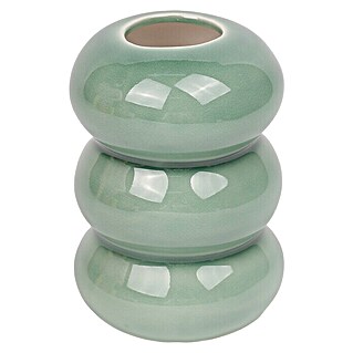 Vase Bubbles (Ø x H: 7 x 10 cm, Keramik, Grün)