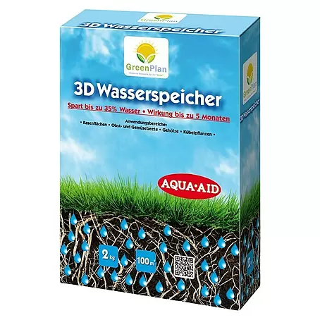 GreenPlan Aqua Aid Wasserspeicher 3D