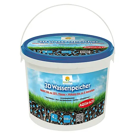 GreenPlan Aqua Aid Wasserspeicher 3D