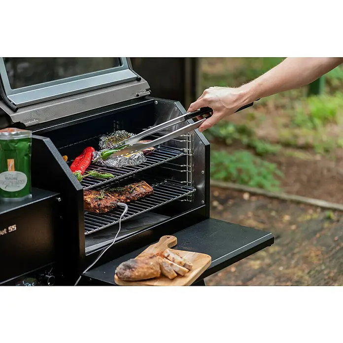 Alvinlite Edelstahl Raucherrohr – 2 Stück, 6 Zoll, Für Pellets, Geeignet Für Alle Grilltypen