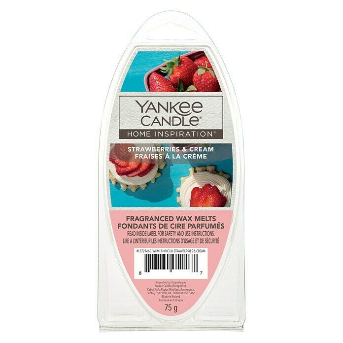 Yankee Candle Home Inspirations DuftwachsStrawberries & Cream, 6 Stk. View From Above