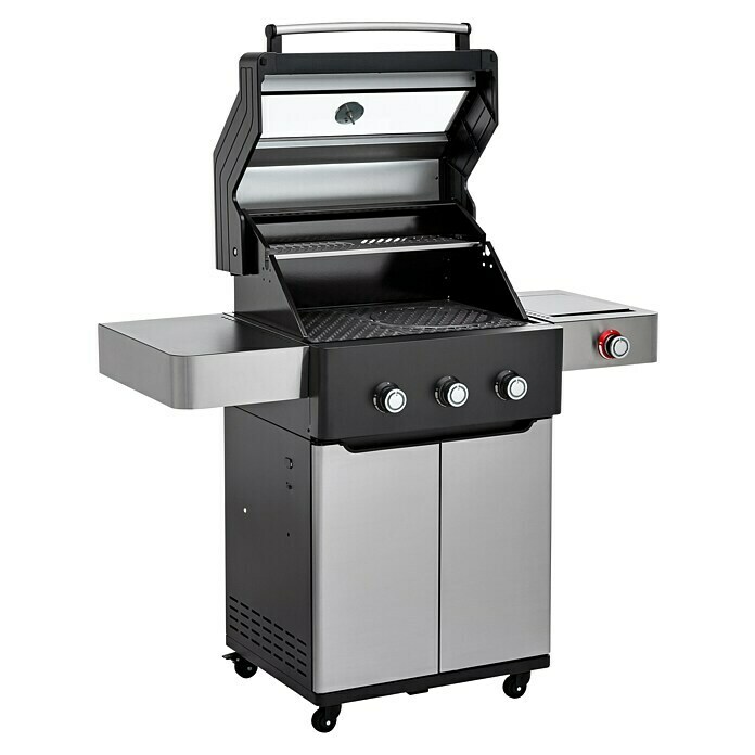 Edelheiss Gasgrill Exzellenz 1.3 (Grillfläche (B x T): 59 x 45,5 cm, 12,6 kW, Anzahl Brenner: 3 Stk.) | BAUHAUS