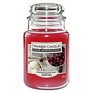 Yankee Candle Home Inspirations Duftkerze (Im Glas, Cherry Vanilla, Large)