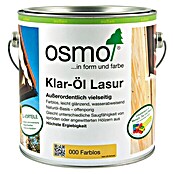 Osmo Holzschutz Öl-Lasur Klar (Farblos, 2,5 l, Leicht glänzend)