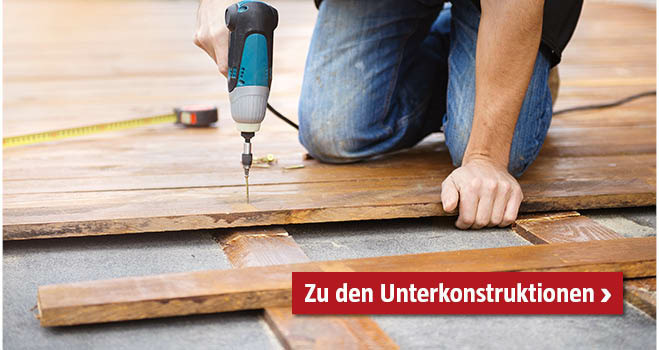 Unterkonstruktionen Terrassenbau