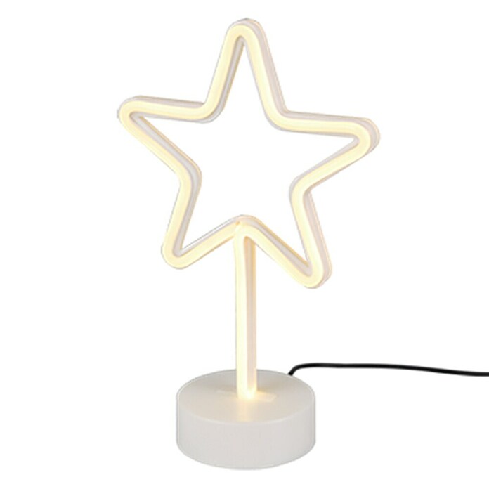 Trio Lighting Decoratieve tafellamp Star NEON (1,5 W, Star) | BAUHAUS