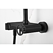 Imex Olimpo Sistema de ducha (Grifo monomando, Negro) | BAUHAUS