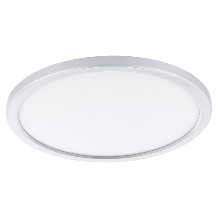 Eglo LED-Deckenleuchte rund CAMPASPERO 2 (IP44, 18 W, Ø x H: 29,5 x 2,5 cm, Silber, Neutralweiß) | BAUHAUS