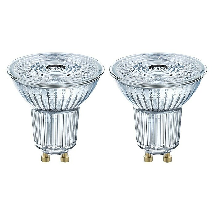 Osram Star Set LED žarulja  (GU10, Bez prigušivanja, Topla bijela, 350 lm, 4,3 W, 2 Kom.) | BAUHAUS