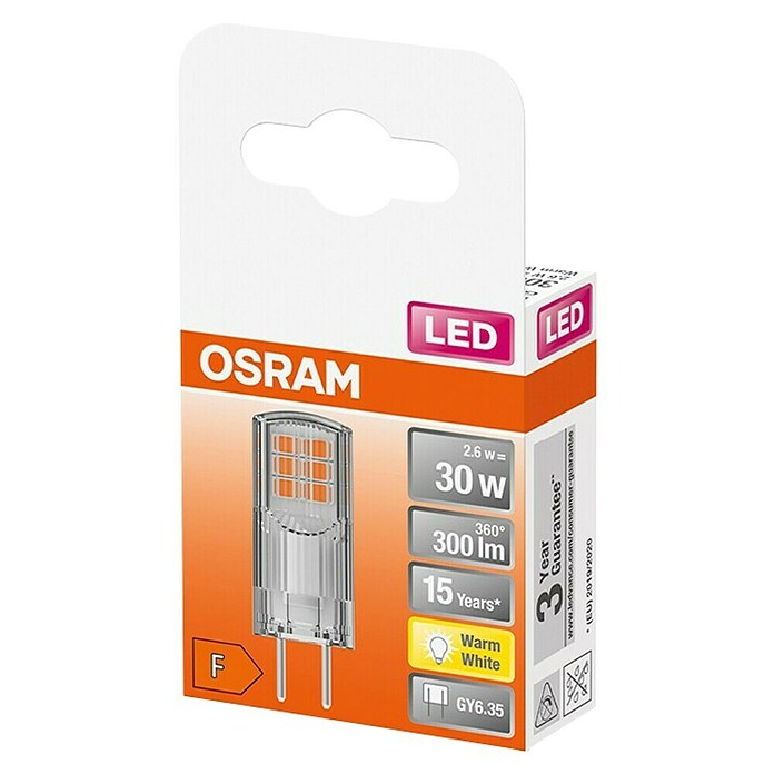 Osram Star LED žarulja  (GY6,35, Bez prigušivanja, Topla bijela, 300 lm, 2,6 W) | BAUHAUS