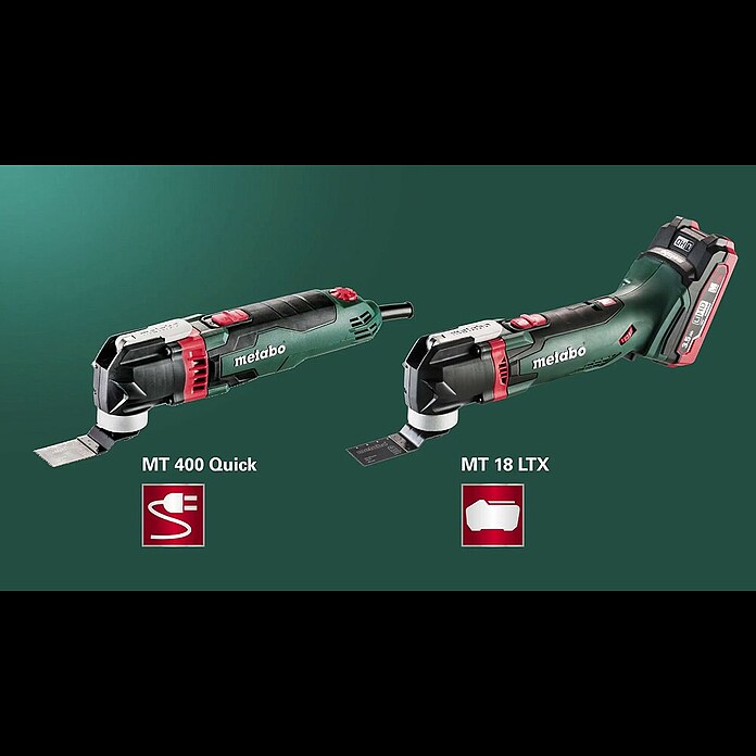 Metabo Herramienta multifunción eléctrica MT 400 Quick (400 W, Sistema STARLOCK) | BAUHAUS